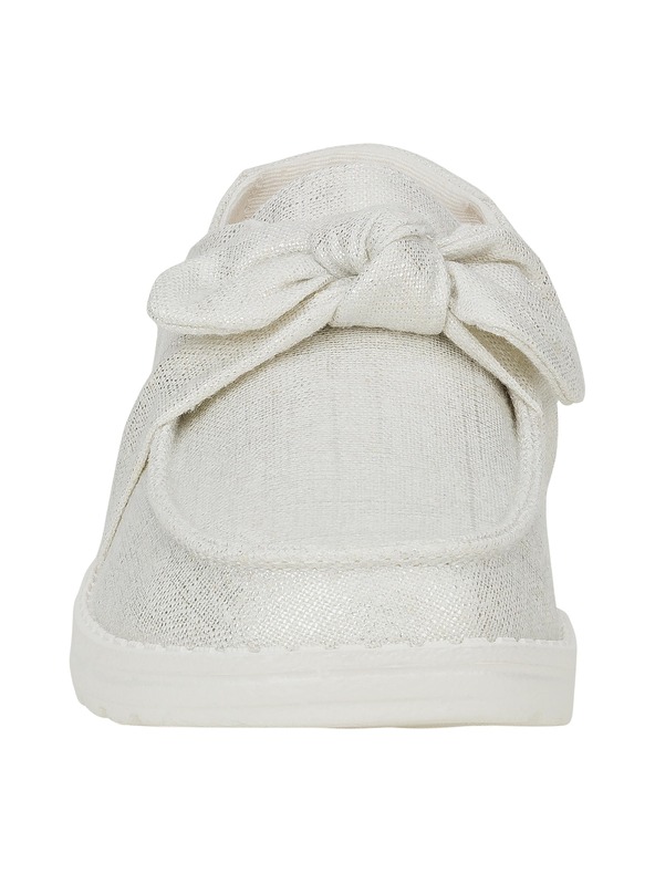 Hey Dude Dámske strieborné slip on tenisky Hey Dude