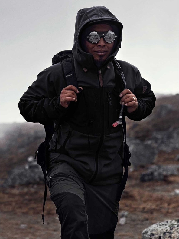 Tenson pánska outdoorová bunda TENSON Himalaya 3L Shell M čierna