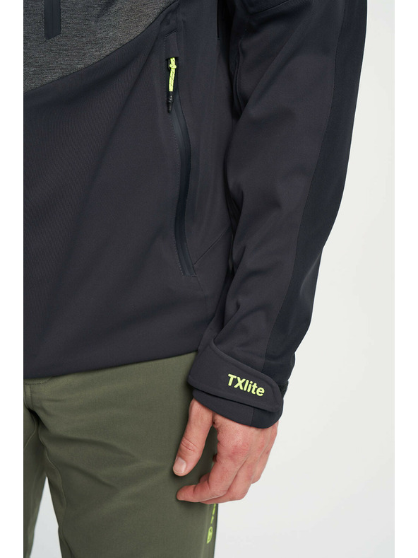 Tenson Pánska Skialpinistická Softshellová Bunda TENSON Touring Softshell M Tmavo Šedá