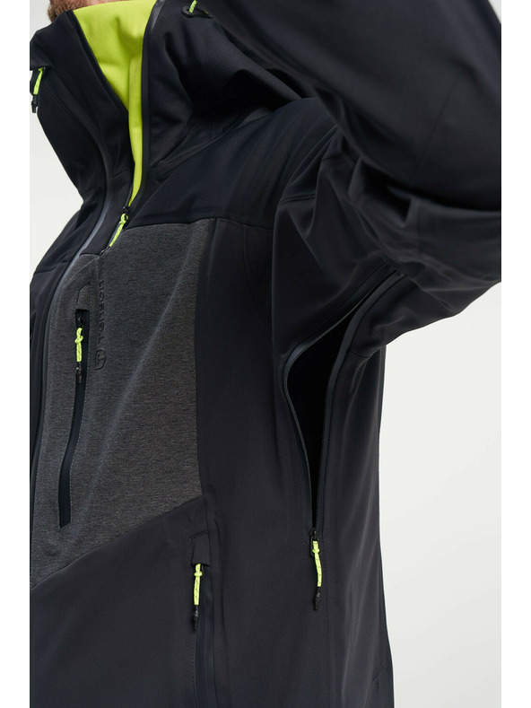 Tenson Pánska Skialpinistická Softshellová Bunda TENSON Touring Softshell M Tmavo Šedá