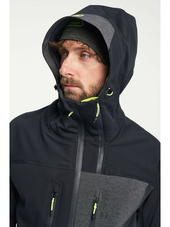 Tenson Pánska Skialpinistická Softshellová Bunda TENSON Touring Softshell M Tmavo Šedá
