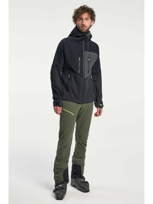 Tenson Pánska Skialpinistická Softshellová Bunda TENSON Touring Softshell M Tmavo Šedá