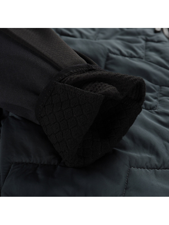 ALPINE PRO Pánska mikina s merino výplňou ALPINE PRO JORW dark slate