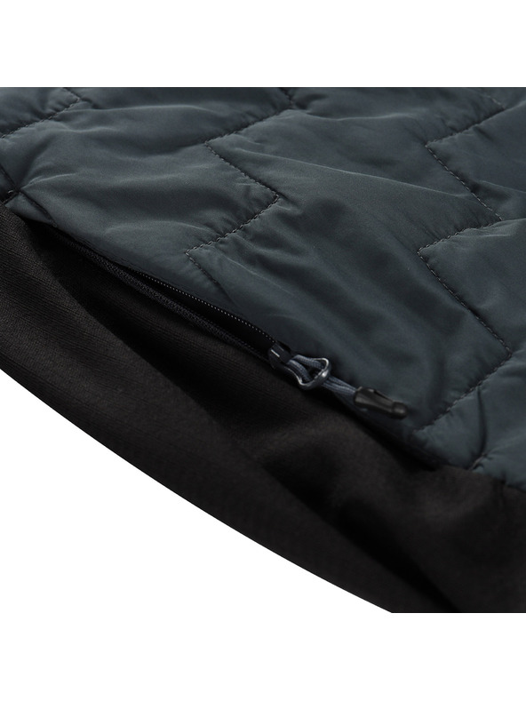 ALPINE PRO Pánska mikina s merino výplňou ALPINE PRO JORW dark slate