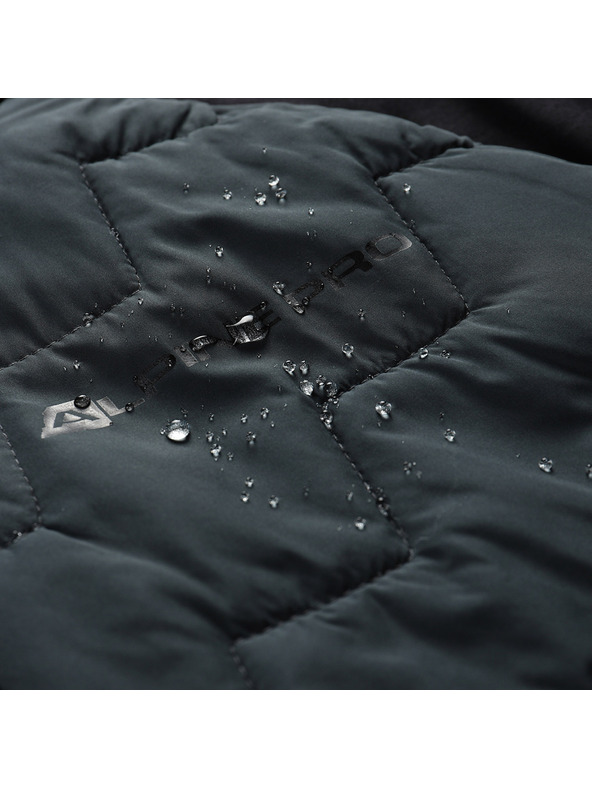 ALPINE PRO Pánska mikina s merino výplňou ALPINE PRO JORW dark slate