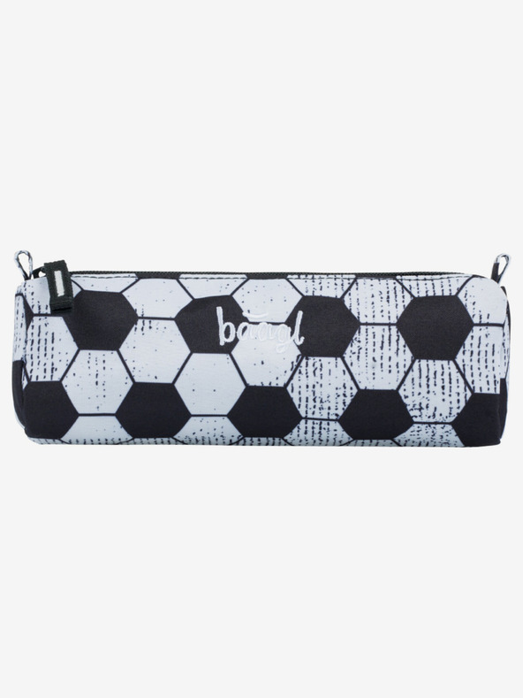 BAAGL  Čierny študentský kufrík Baagl Goal