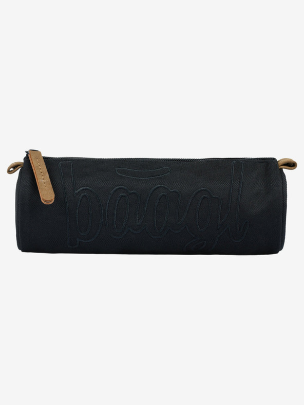 BAAGL  Šedý študentský kufrík Baagl Darkness