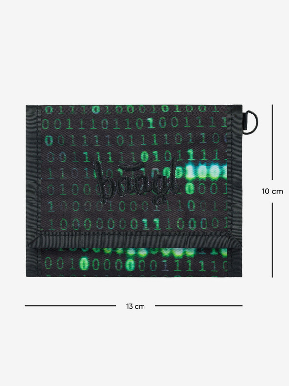 BAAGL  Čierna peňaženka Baagl Numbers