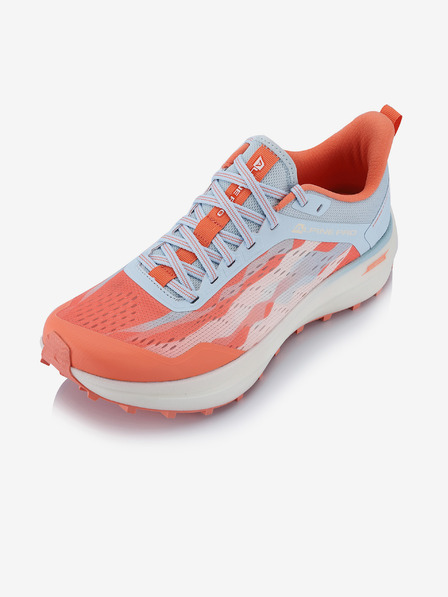 ALPINE PRO Bežecká obuv s antibakteriálnou stielkou ALPINE PRO GESE neon salmon