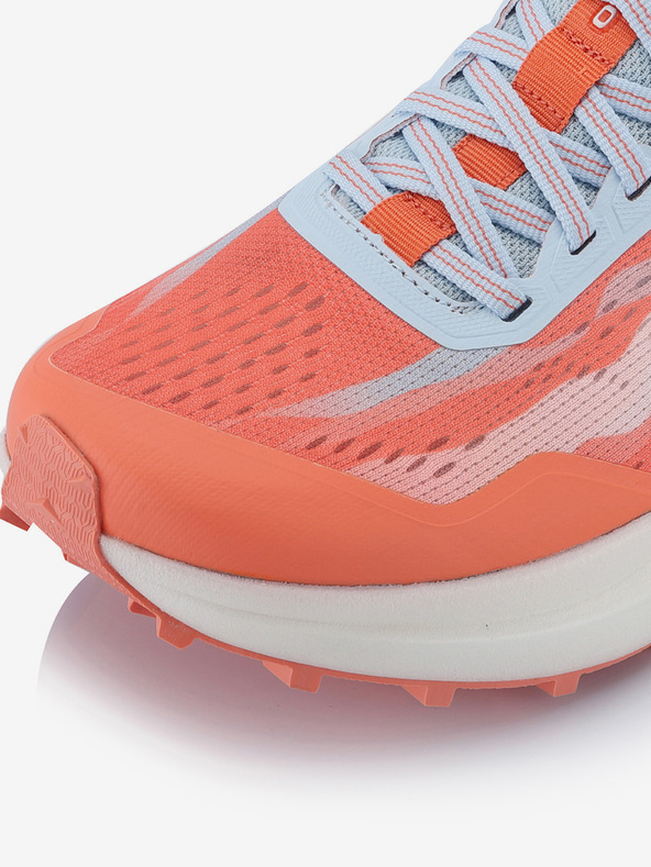 ALPINE PRO Bežecká obuv s antibakteriálnou stielkou ALPINE PRO GESE neon salmon