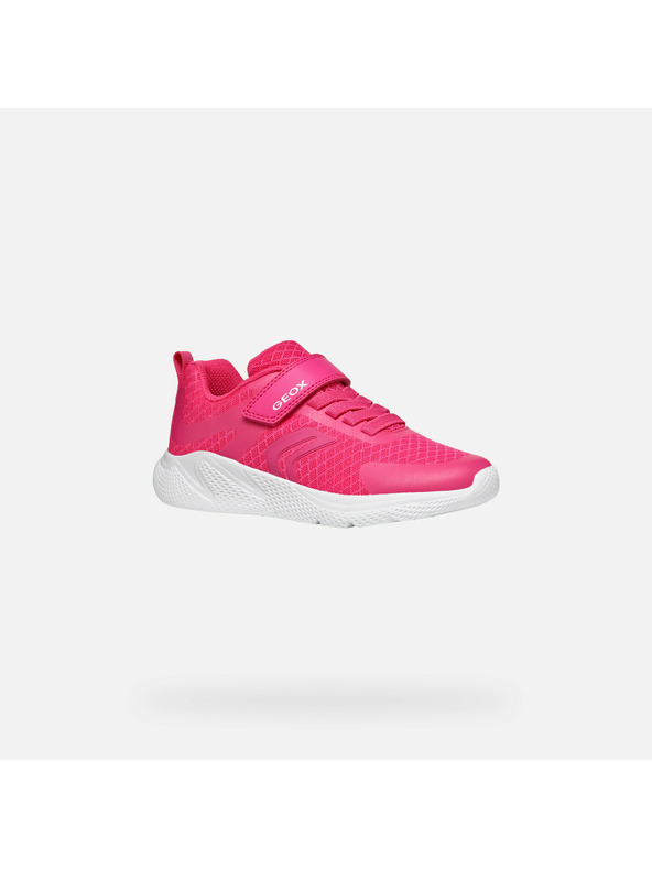 Geox Tmavoružové dievčenské tenisky Geox Sprintye