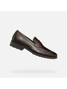 Geox Tmavohnedé pánske mokasíny Geox Walk Pleasure F