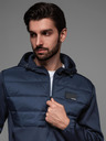 Ombre Clothing Pánska ľahká farebná športová bunda s fleecom Ombre Clothing