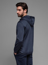 Ombre Clothing Pánska ľahká farebná športová bunda s fleecom Ombre Clothing
