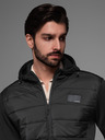 Ombre Clothing Pánska ľahká farebná športová bunda s fleecom Ombre Clothing