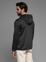 Ombre Clothing Pánska ľahká farebná športová bunda s fleecom Ombre Clothing