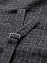Ombre Clothing Pánska vesta z vlnenej zmesi s kockovanými chlopňami Ombre Clothing