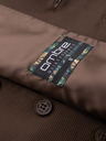Ombre Clothing Pánska štruktúrovaná pletená vesta na mieru s chlopňami Ombre Clothing