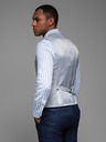 Ombre Clothing Pánska štruktúrovaná vesta na mieru s vreckami Ombre Clothing