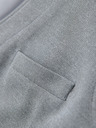 Ombre Clothing Pánska štruktúrovaná vesta na mieru s vreckami Ombre Clothing