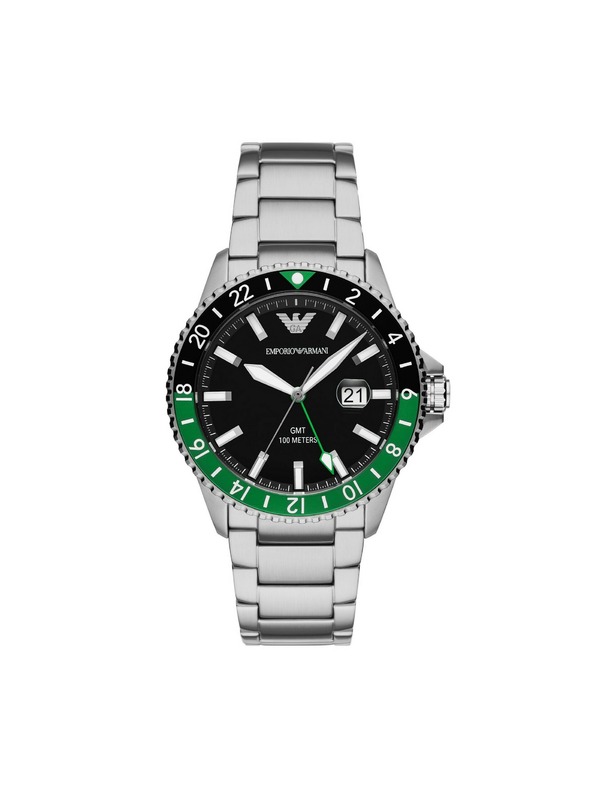 Emporio Armani Pánske okrúhle hodinky Emporio Armani WORLD EXPLORER AR11589