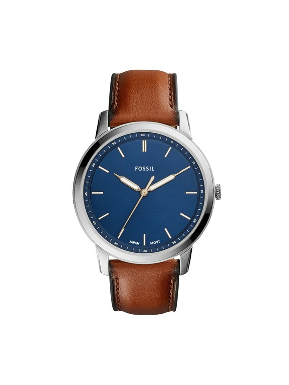 Fossil Pánske okrúhle hodinky Fossil MINIMALIST FS5304