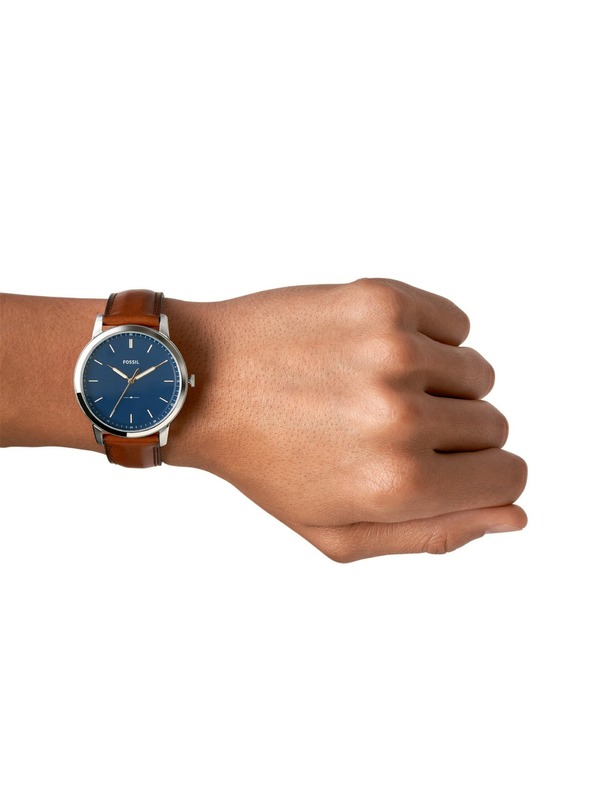 Fossil Pánske okrúhle hodinky Fossil MINIMALIST FS5304