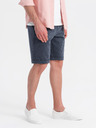 Ombre Clothing Pánske štruktúrované pletené šortky s pružným pásom Ombre Clothing