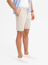Ombre Clothing Pánske pletené šortky so zahrnutými nohavicami Ombre Clothing