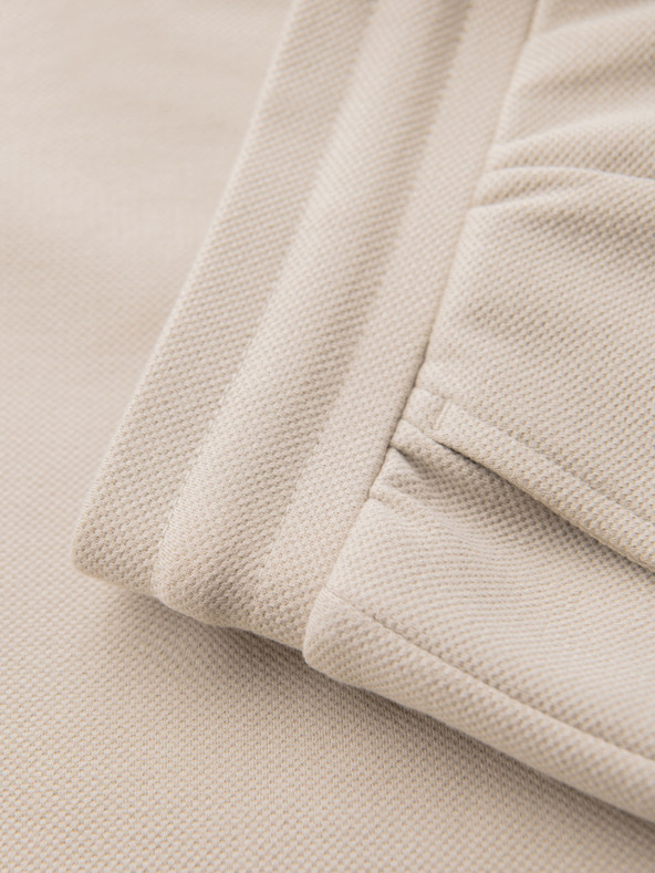 Ombre Clothing Pánske pletené šortky so zahrnutými nohavicami Ombre Clothing