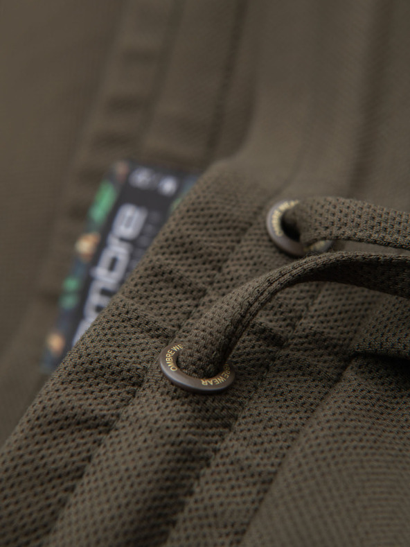 Ombre Clothing Pánske pletené šortky so zahrnutými nohavicami Ombre Clothing