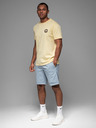 Ombre Clothing Pánske krátke teplákové šortky s potlačou Ombre Clothing