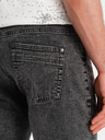 Ombre Clothing Pánske džínsové šortky so zahrnutými nohavicami Ombre Clothing