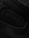 Ombre Clothing Pánske džínsové šortky so zahrnutými nohavicami Ombre Clothing