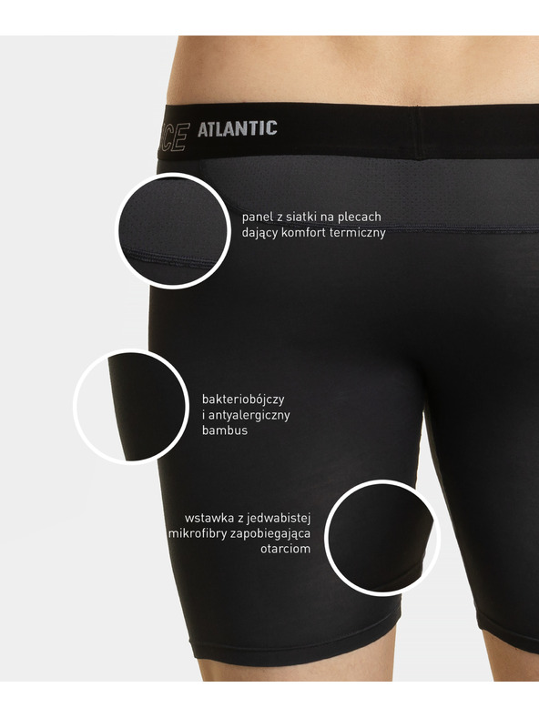 Atlantic Pánske boxerky ATLANTIC - sivé Veľkosť: