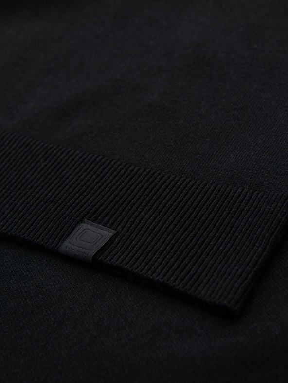 Ombre Clothing Pánsky pletený sveter so štruktúrovanými bodkami Ombre Clothing