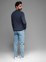 Ombre Clothing Pánsky pletený sveter so štruktúrovanými bodkami Ombre Clothing