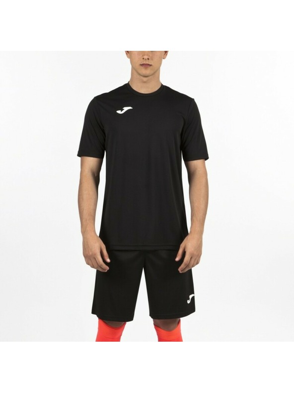 Joma Pánske/chlapčenské tričko Joma T-Shirt Combi S/S Black Veľkosť: