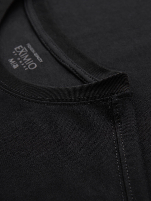 Ombre Clothing Pánske tričko z bavlneného žerzeja s veľkým bočným nápisom Ombre Clothing