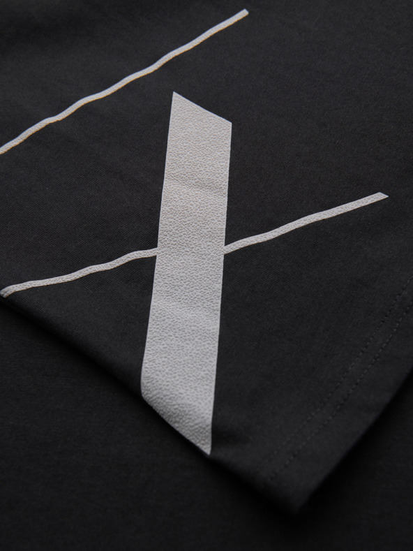 Ombre Clothing Pánske tričko z bavlneného žerzeja s veľkým bočným nápisom Ombre Clothing