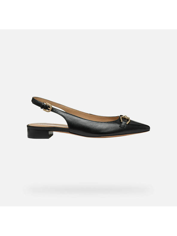 Geox Čierne dámske balerínky Geox Giselda 15