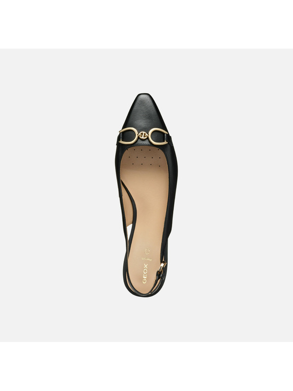 Geox Čierne dámske balerínky Geox Giselda 15