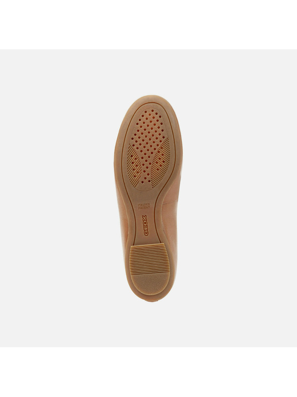 Geox Hnedé dámske balerínky Geox Palmaria