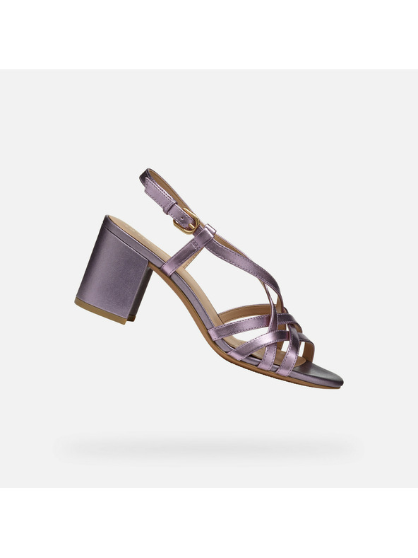 Geox Fialové dámske sandále Geox Virnilisa 65 S