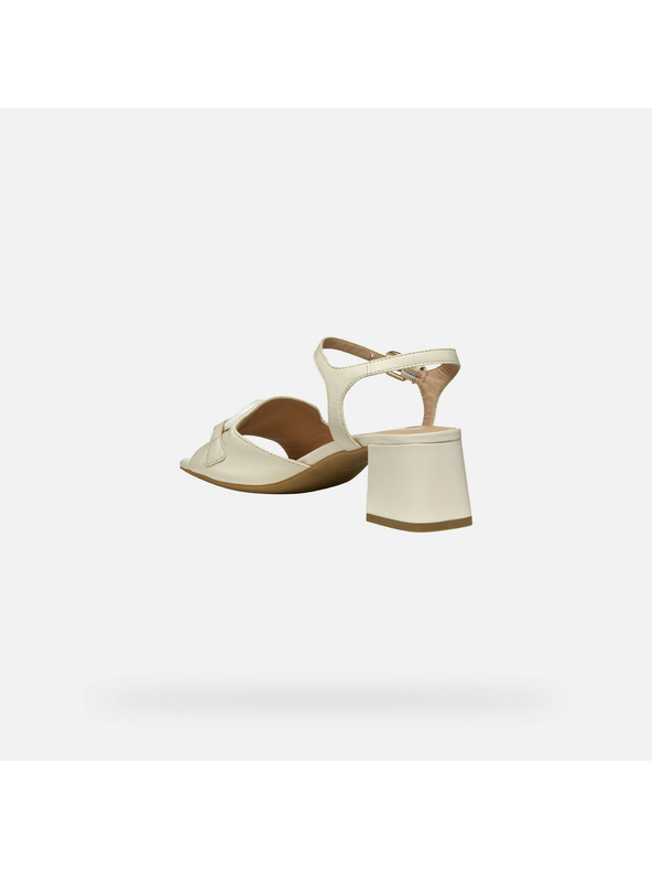 Geox Krémové dámske sandále Geox New Eraklia 50 T