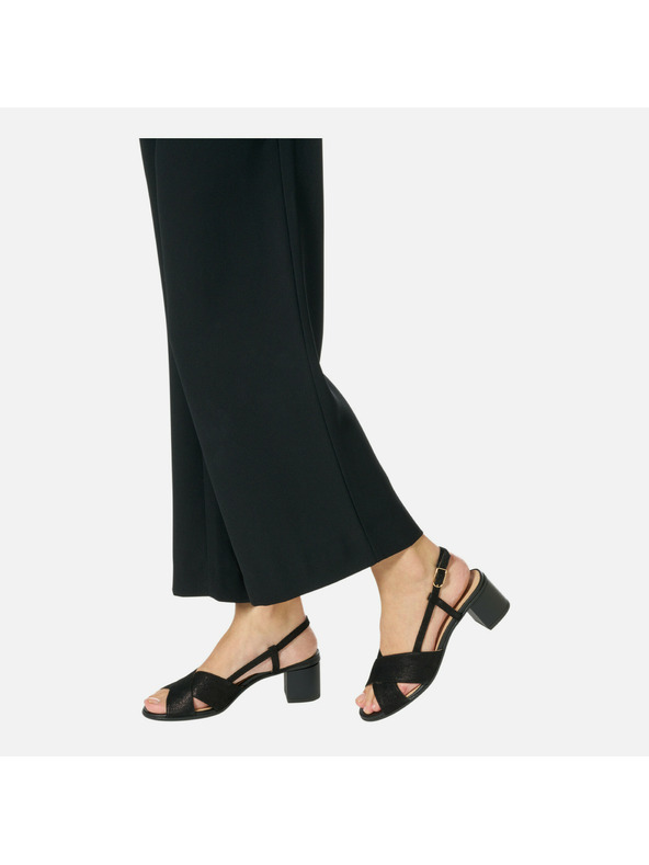 Geox Čierne dámske sandále Geox Aurely 50