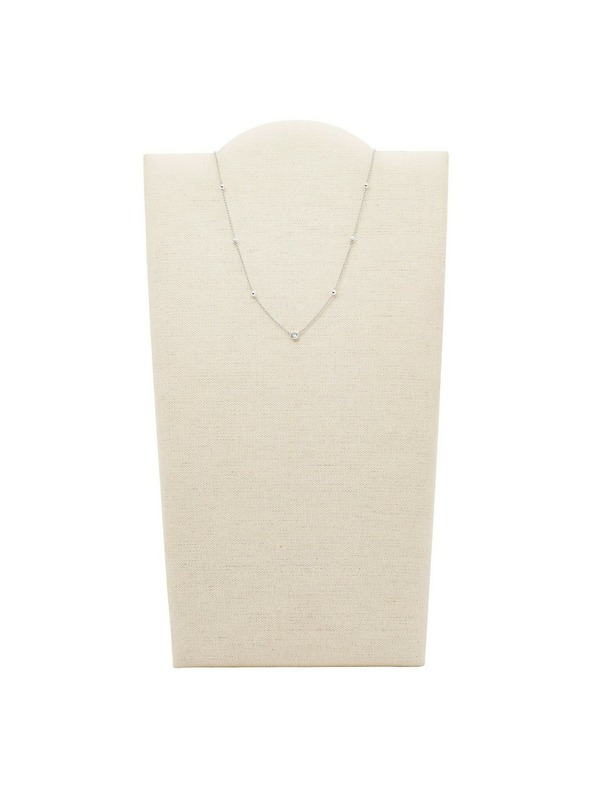 Fossil Dámsky strieborný náhrdelník Fossil JFS00453040