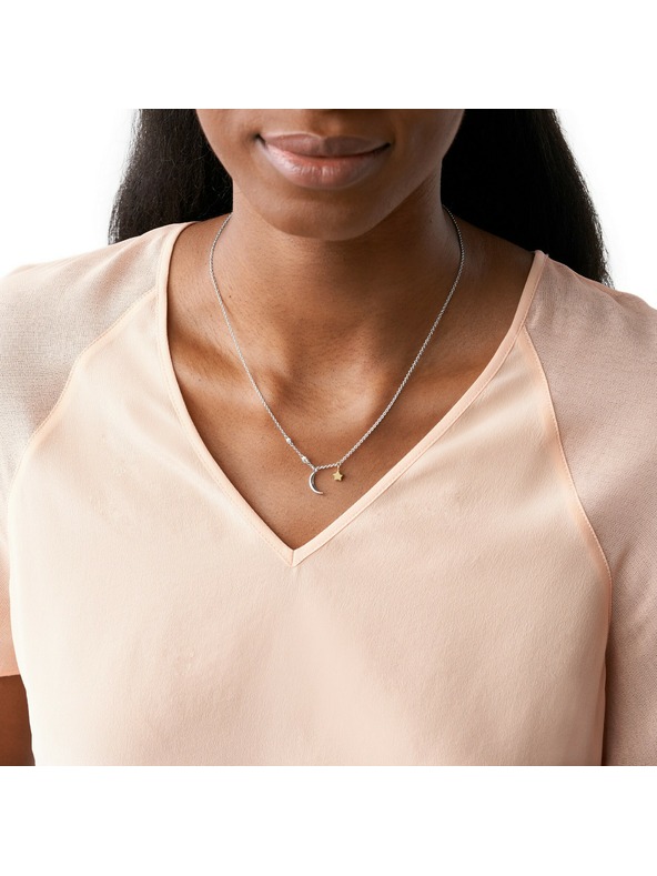 Fossil Dámsky strieborný náhrdelník Fossil JFS00432998