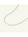 Rosefield Rosefield náhrdelník striebornej farby Heart Chain JNHCS-J685
