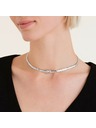 Rosefield Rosefield dámsky náhrdelník choker rhodiovaný JNSWS-J1003